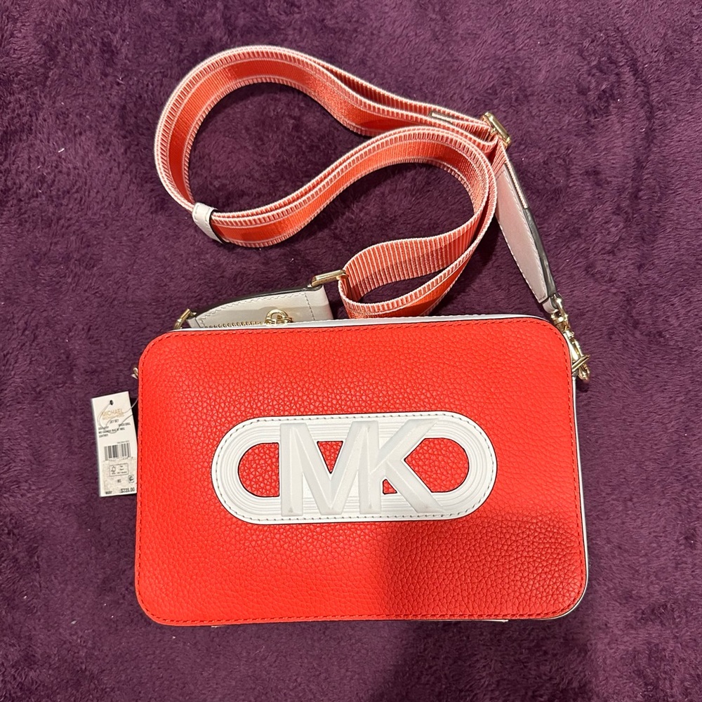 Michael Kors Red Crossbody Bag